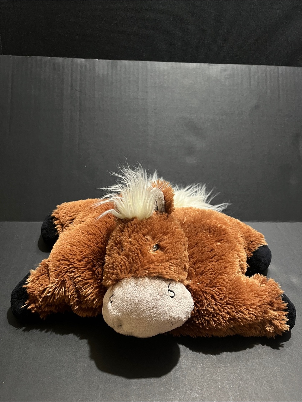 Jellycat Truffles Pony Horse Beanbag Pillow Plush 13”